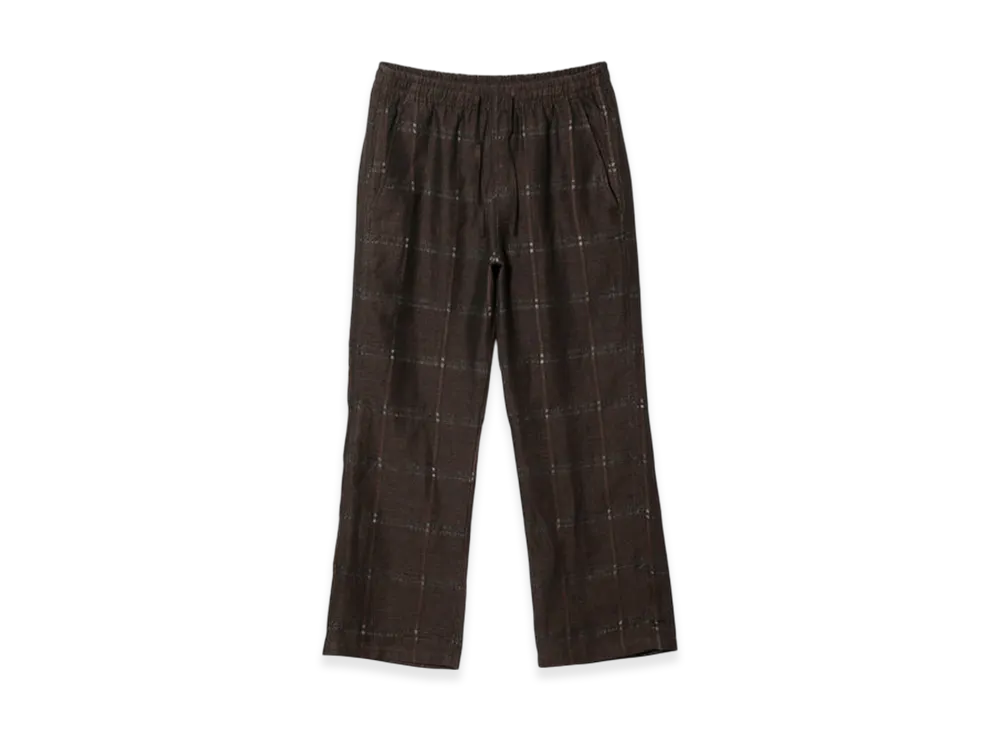 NEEDLES String Easy Pant - Plaid Jq. "Brown"