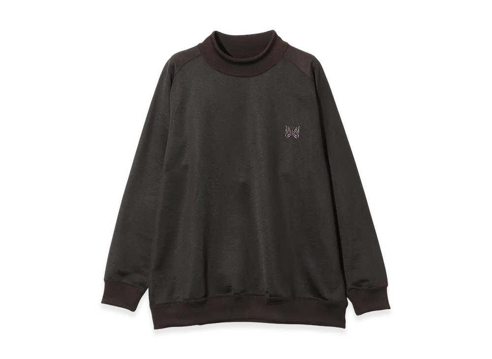 NEEDLES Mock Neck Shirt - Bright Jersey "Black"