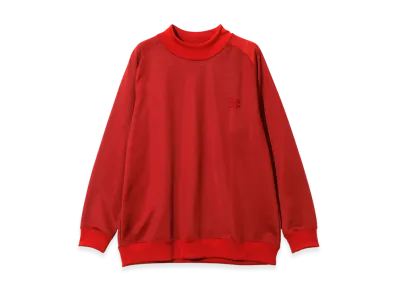 NEEDLES Mock Neck Shirt - Bright Jersey "Red"