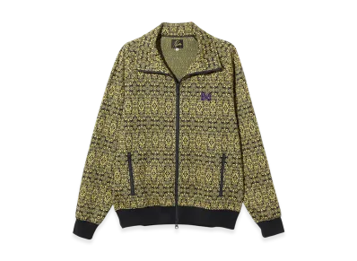 NEEDLES Track Jacket - Poly Jacquard "Yellow"