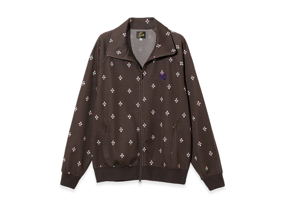 NEEDLES Track Jacket - Poly Jacquard "Brown"