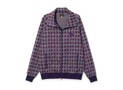 NEEDLES Track Jacket - Poly Jacquard "Purple"