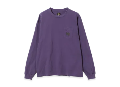 NEEDLES L/S Pocket Tee - Cotton Jersey "Purple"