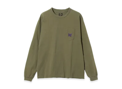 NEEDLES L/S Pocket Tee - Cotton Jersey "Green"