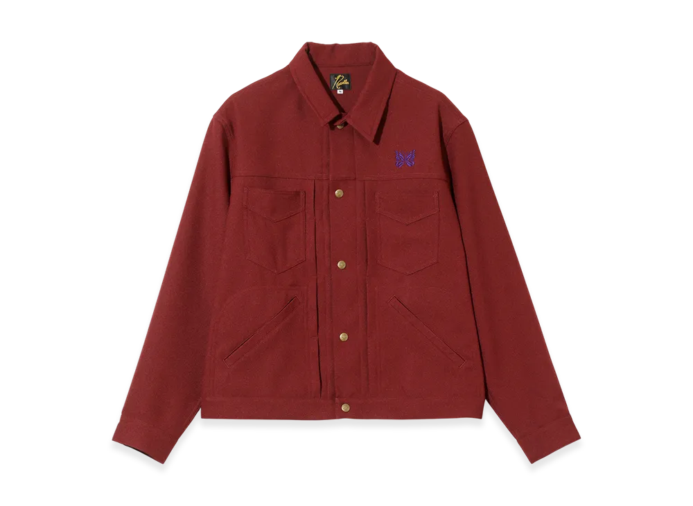 NEEDLES Penny Jean Jacket - Poly Twill "Red"