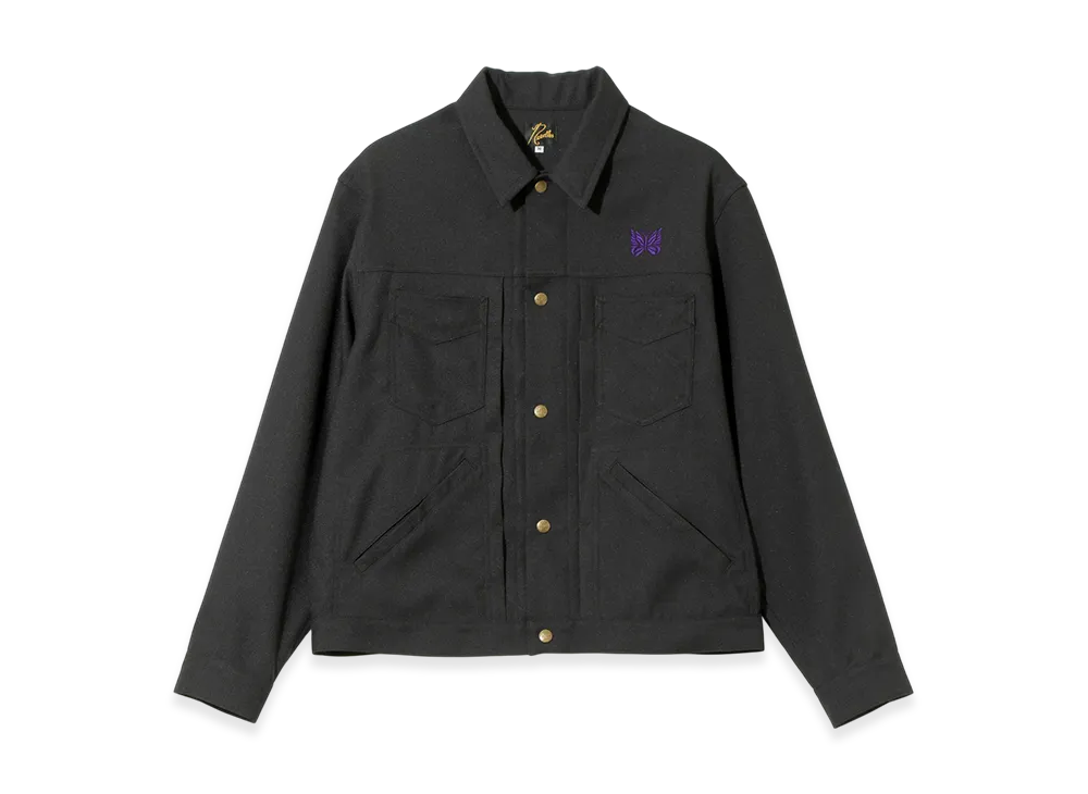 NEEDLES Penny Jean Jacket - Poly Twill "Black"