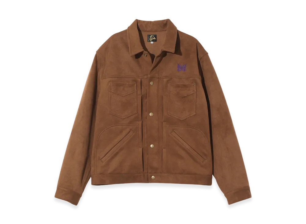 NEEDLES Penny Jean Jacket - Synthetic Suede "Brown"