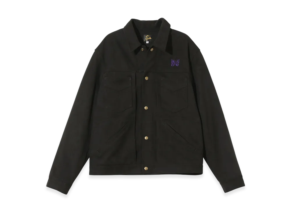 NEEDLES Penny Jean Jacket - Synthetic Suede "Black"
