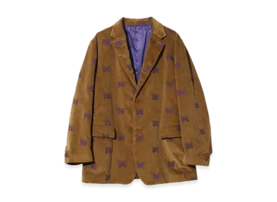 NEEDLES 3B Jacket - Papillon Emb. Corduroy "Brown"