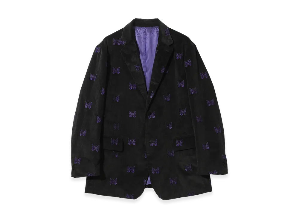 NEEDLES 3B Jacket - Papillon Emb. Corduroy "Black"