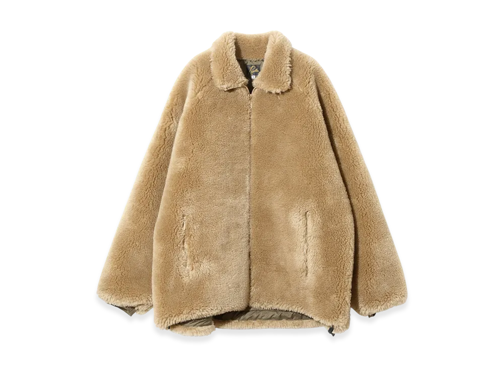 NEEDLES Fur Jacket - Acrylic Pile "Beige"