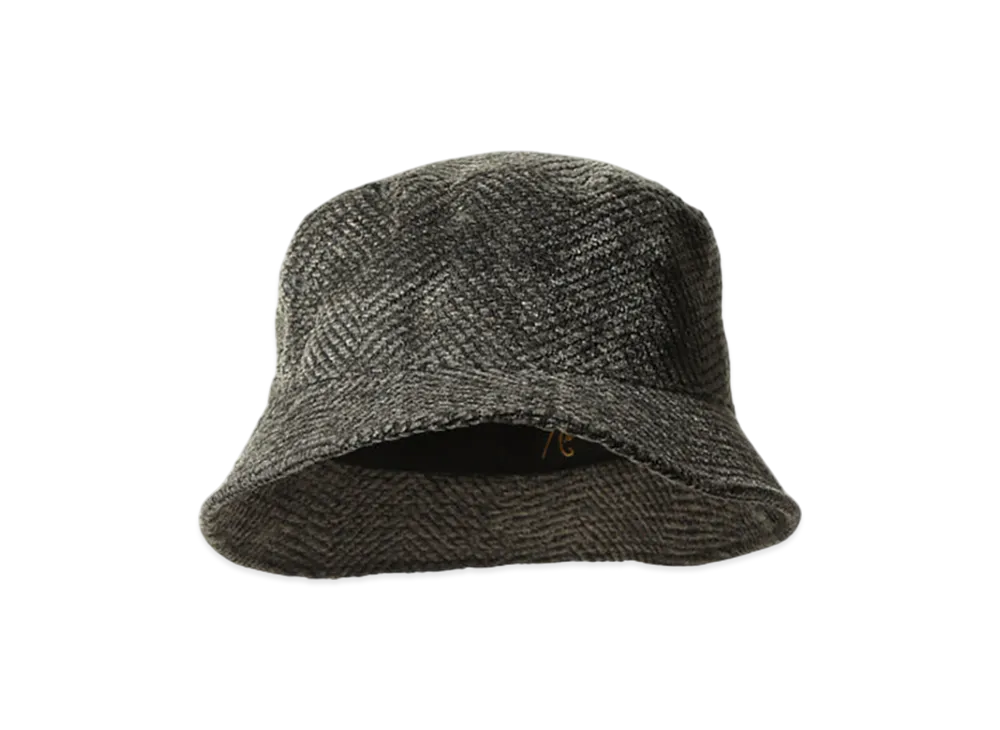 NEEDLES Bucket Hat-R/L Chenille Herringbone "Gray"