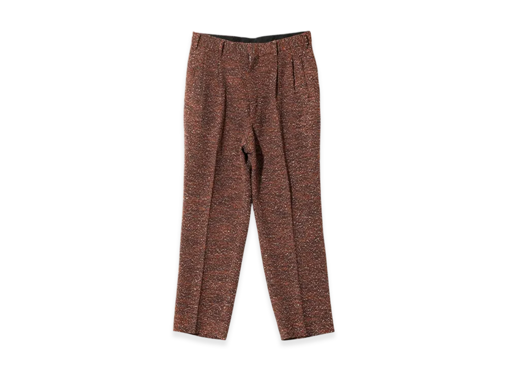 NEEDLES Tucked Trouser - Lame Tweed Plaid "Brown"