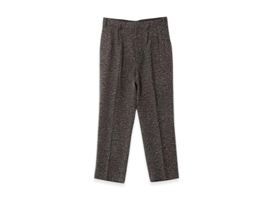 NEEDLES Tucked Trouser - Lame Tweed Plaid "Dark Brown"