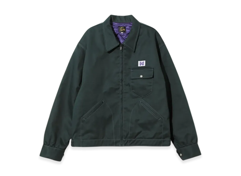 NEEDLES Work Jacket - PE/C Twill "Green"