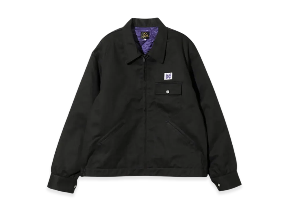 NEEDLES Work Jacket - PE/C Twill "Black"