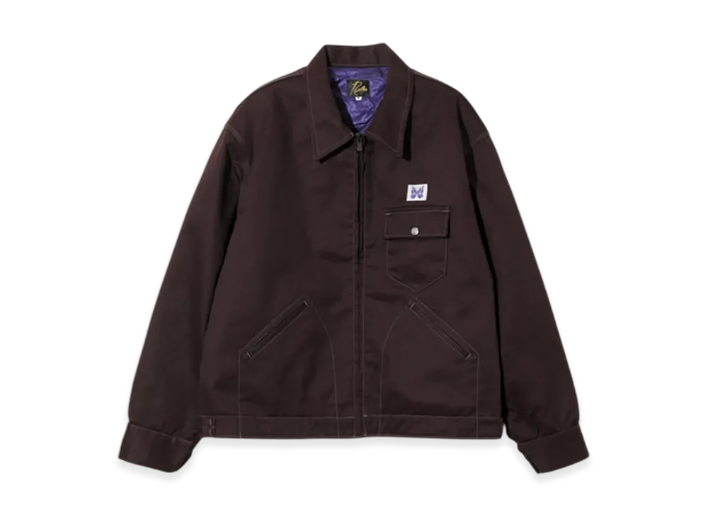 NEEDLES Work Jacket - PE/C Twill "Brown"