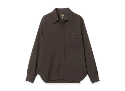 NEEDLES Work Shirt - Cavalry Twill "Brown"