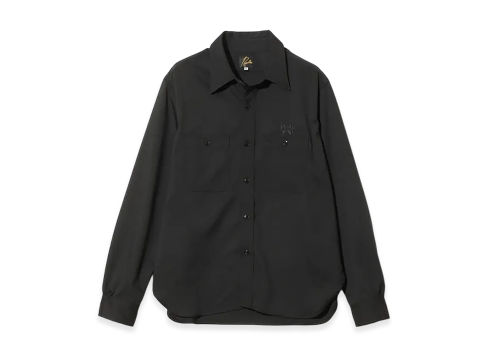 NEEDLES Work Shirt - Cavalry Twill "Black"
