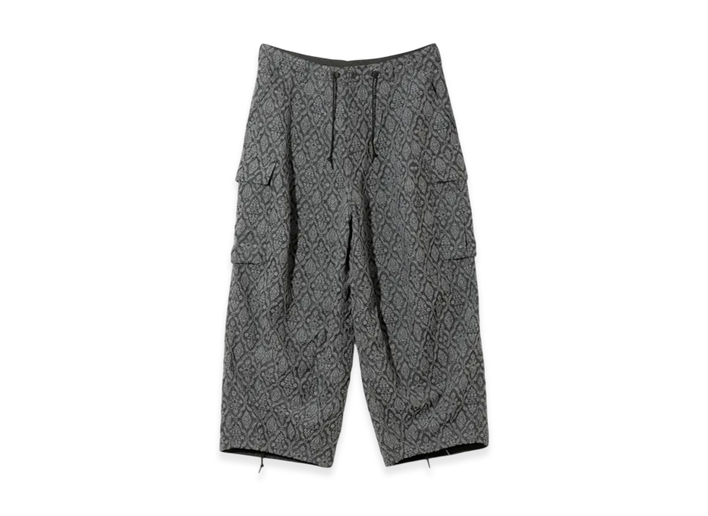 NEEDLES H.D. BDU Pant - Victorian Jacquard "Gray"