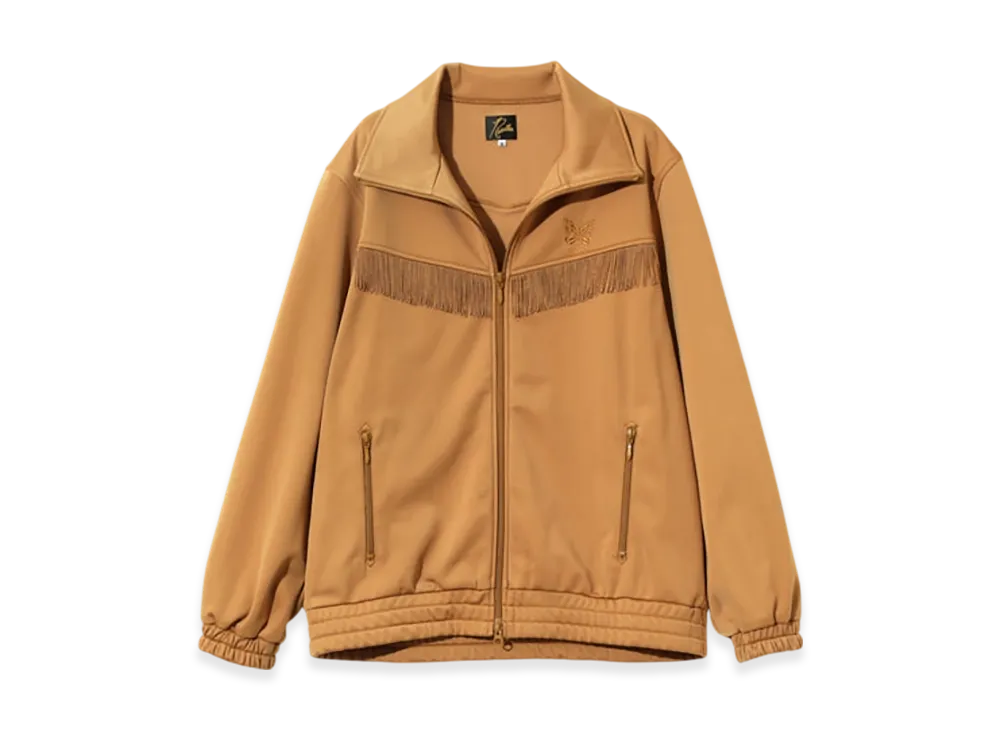 NEEDLES Fringe Track Jacket - Tricot Jersey "Umber"