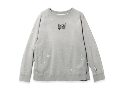NEEDLES Deconstructed Sweat Shirt - Cotton French Terry "Gray"