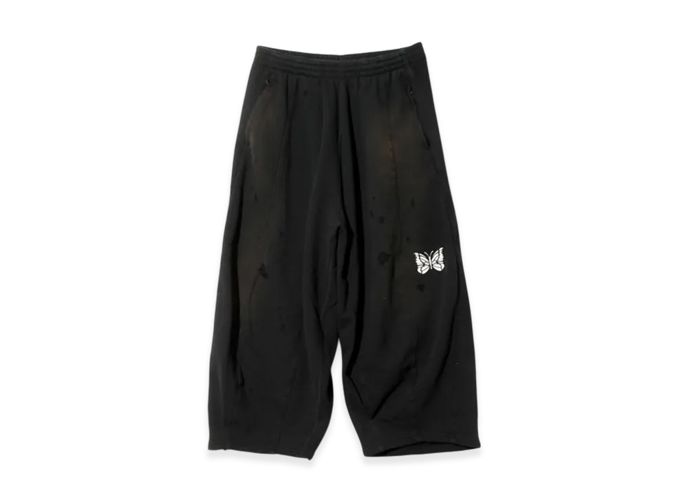 NEEDLES Deconstructed H.D. Sweat Pant - Cotton French Terry "Black"