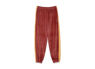NEEDLES Side Line Sweat Pant - C/PE Velour "Red"