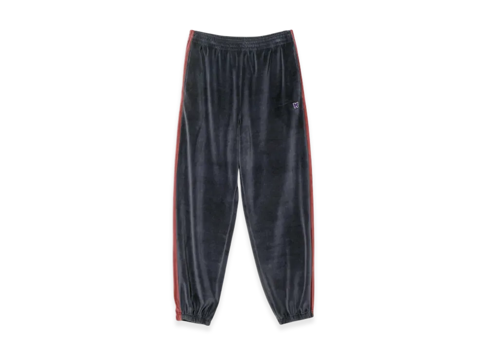 NEEDLES Side Line Sweat Pant - C/PE Velour "Navy"