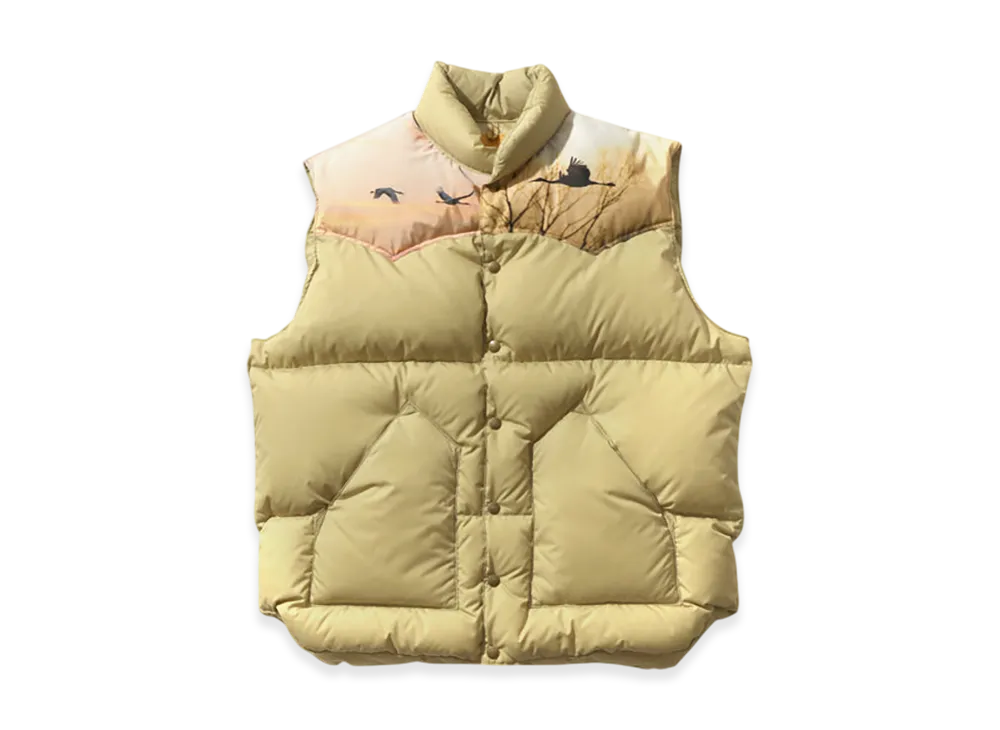 NEEDLES x Rocky Mountain Featherbed Down Vest "Beige"