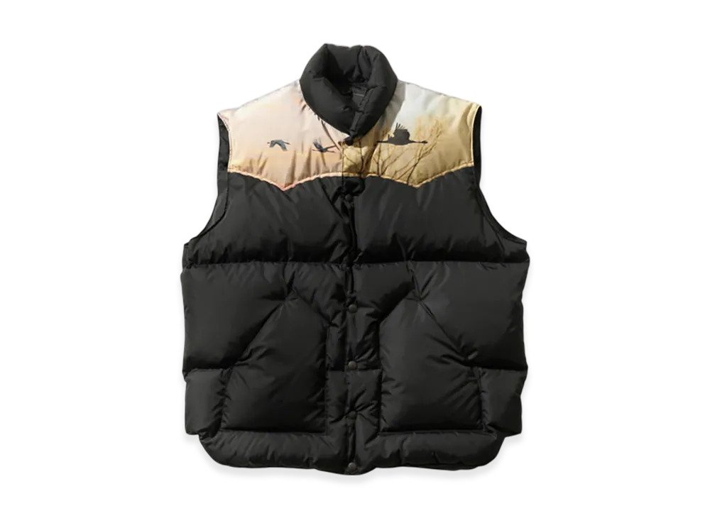 NEEDLES x Rocky Mountain Featherbed Down Vest "Black"