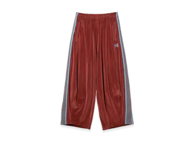 NEEDLES H.D. Track Pant - C/PE Velour "Burgundy"