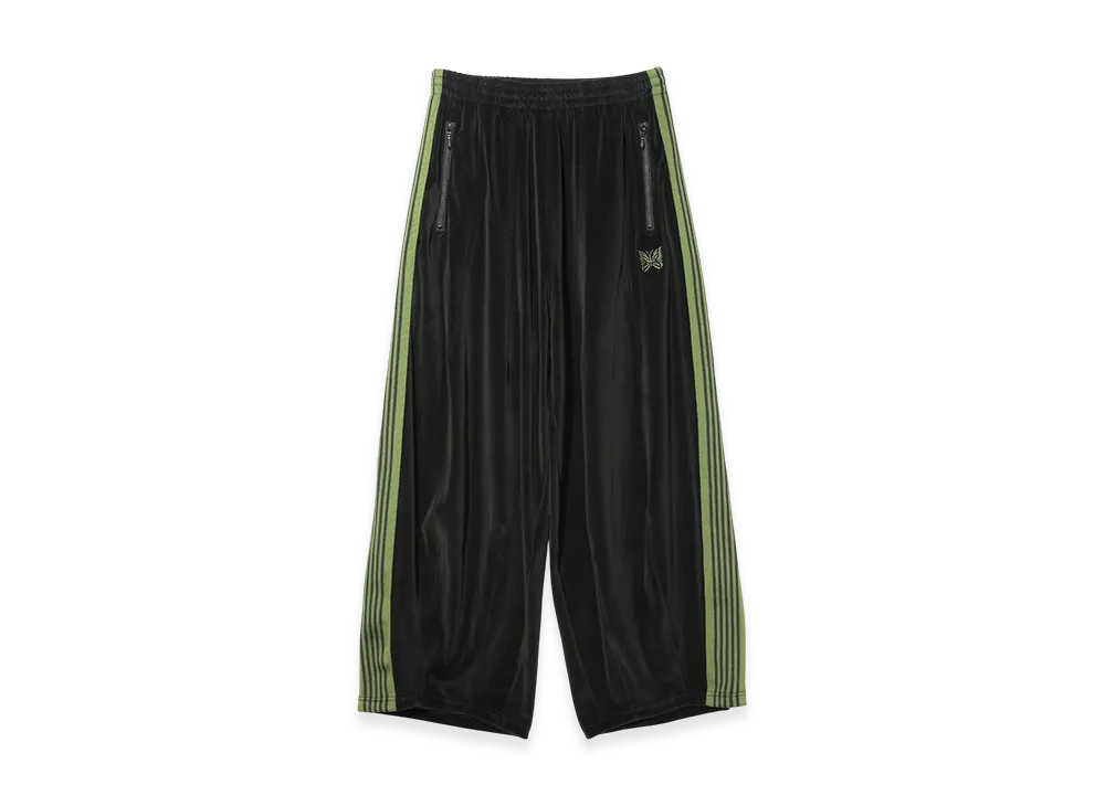 NEEDLES H.D. Track Pant - C/PE Velour "Black"