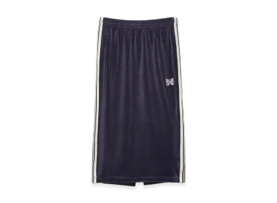 NEEDLES Pencil Skirt - C/PE Velour "Navy"