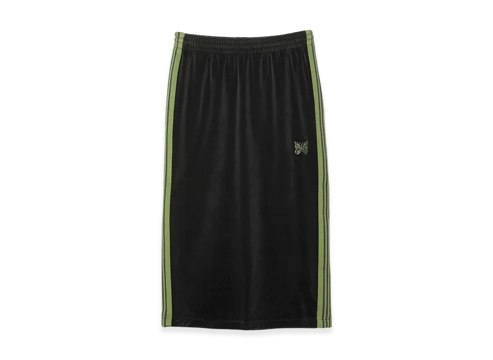 NEEDLES Pencil Skirt - C/PE Velour "Black"