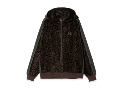 NEEDLES Track Hoody - C/PE Velour "Brown"
