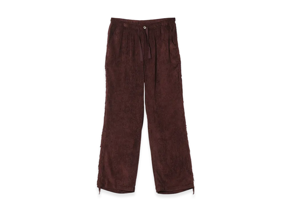 NEEDLES Fringe String Pant - Rayon Corduroy "Burgundy"