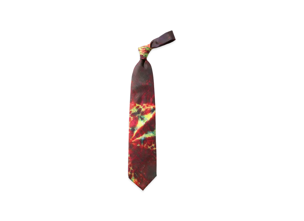 NEEDLES Neck Tie - Printed Silk "Red"