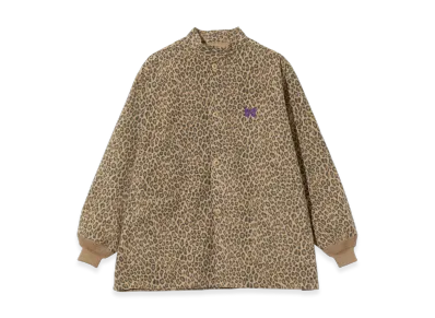 NEEDLES Army Shirt - Brushed Sateen "Leopard"