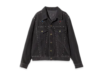 NEEDLES Studded Jean Jacket - 14W Corduroy "Black"
