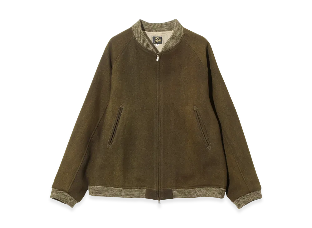 NEEDLES B.B. Jacket - Wool Uneven Dye "Olive"