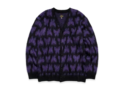 NEEDLES x Studios Mohair Cardigan Many Papillon "Black"
