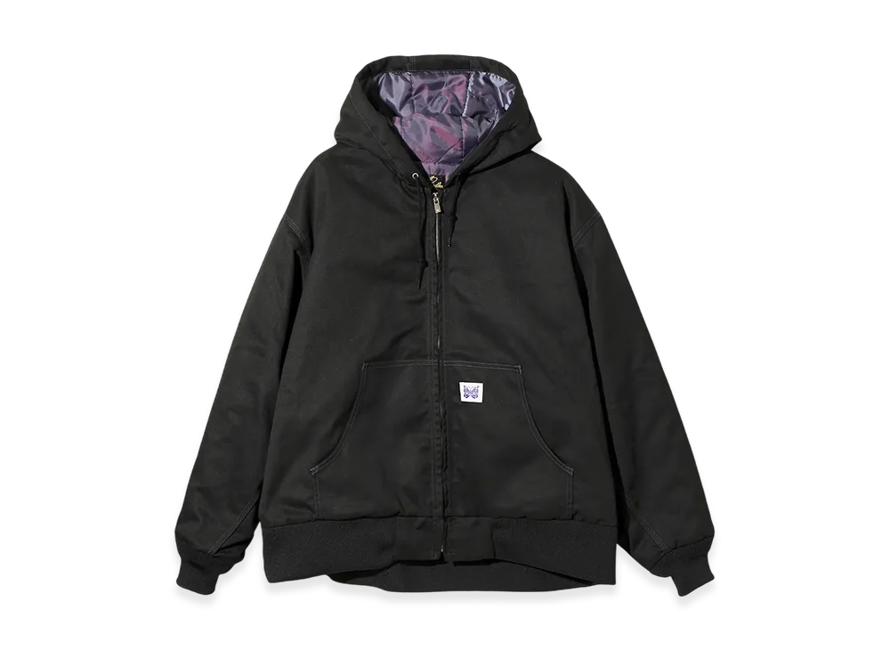 NEEDLES Zipped Work Hoody PE/C Twill "Black"