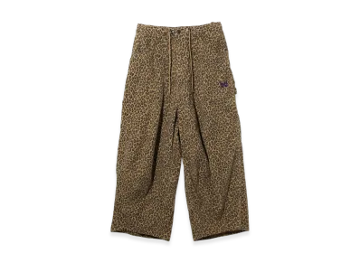 NEEDLES H.D. Painter Pant Brushed Satin "Leopard"