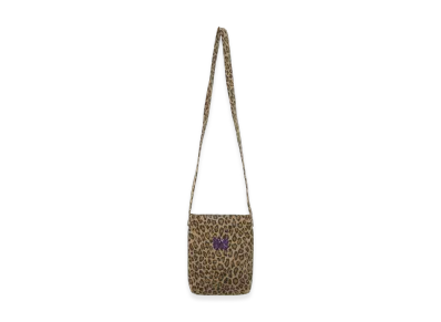 NEEDLES Mini Book Bag Brushed Satin "Leopard"