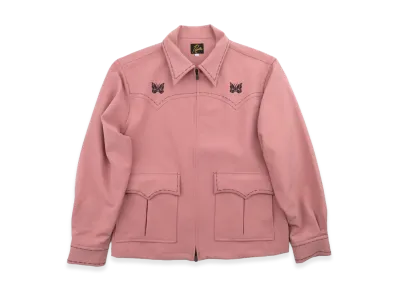 NEEDLES PE/PU Double Cloth Western Sport Jacket "Pink"