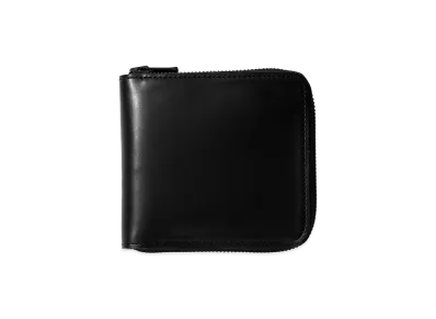 NEEDLES Single Wallet Steer Leather "Black"