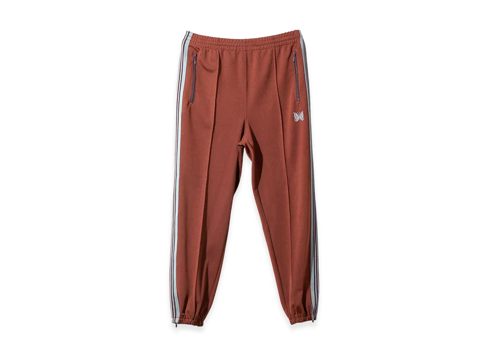 NEEDLES Zipped Track Pant Poly Smooth "Rust"