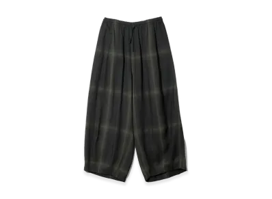 NEEDLES H.D. Pant Rayon Plaid "Black"