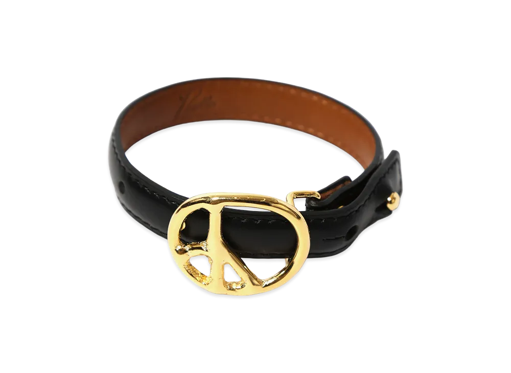 NEEDLES Peace Buckle Narrow Bracelet Steer "Black"